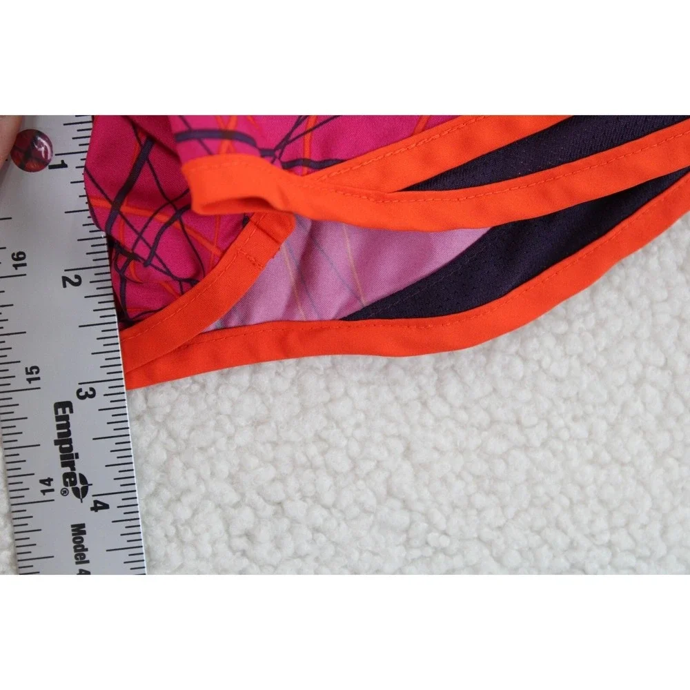 Nike Dri Fit Running Shorts Pink Geometric Print Athletic Shorts Women‎ XS